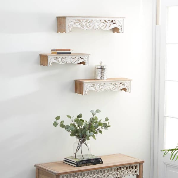 9th & Pike® Wood Wall Shelves - Set Of 3