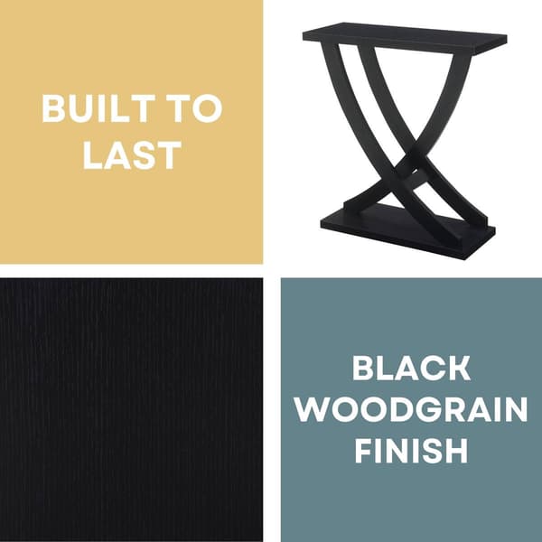 Convenience Concepts Newport Criss-Cross Console Table