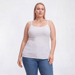 Plus Size Architect(R) Solid Spaghetti Strap Camisole