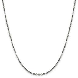 Gold Classics(tm) 2.5mm. White Gold Diamond Cut Necklace
