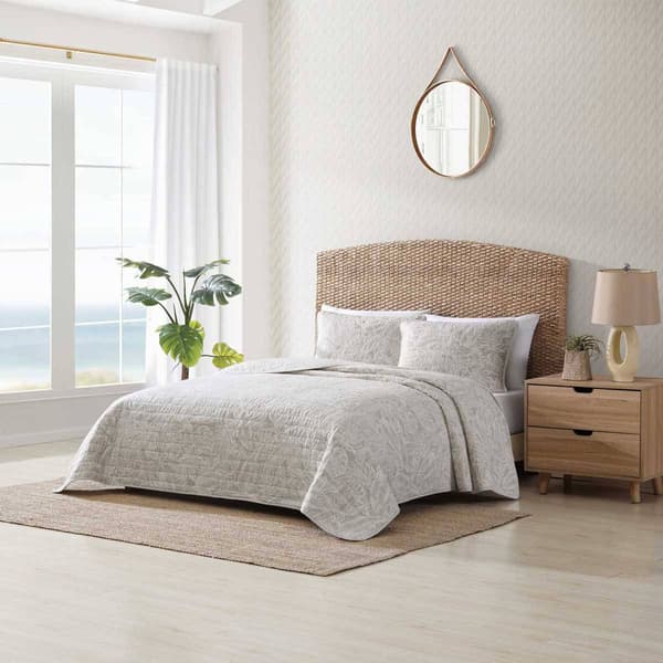 Tommy Bahama Ocean Deep Cotton Reversible Quilt Set