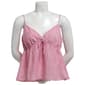Juniors Madden Girl Striped Crochet Trim Babydoll Camisole - image 1