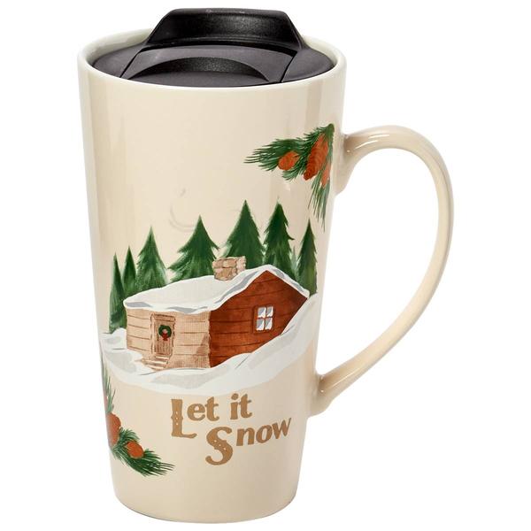Godinger 18oz. Let it Snow Mug - image 