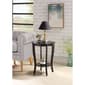 Convenience Concepts American Heritage Round End Table with Shelf - image 1