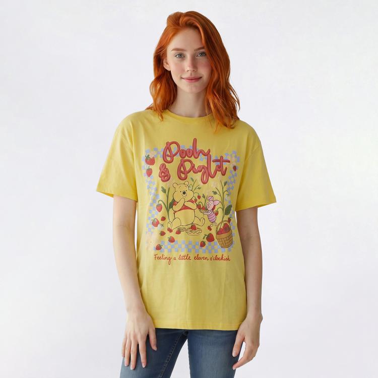 Juniors C-Life Pooh Piglet Fruit Boyfriend Tee