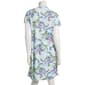 Petite Karen Neuburger Short Sleeve Floral Paisley Nightshirt - image 3