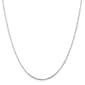 Unisex Gold Classics&#40;tm&#41; 1.20mm. 14k White Octagonal Snake Necklace - image 1