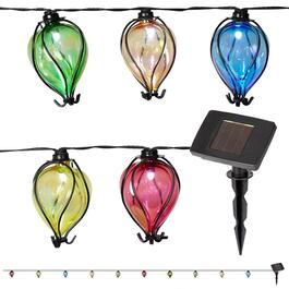 Alpine Solar Colorful Air Balloons LED String Lights