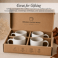 Sango Anderson Reactive Cream 16.5oz. Coffee Mugs - Set of 4 - image 5