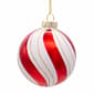 Kurt Adler 6pc. Gold, Red, & White Glass Ball Ornaments Set - image 2