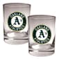 MLB Oakland Athletics 2pc. Rocks Glass Set - image 1