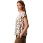 Womens Calvin Klein Cap Sleeve Buttercup Floral Blouse - image 3