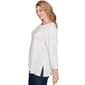 Plus Size Ruby Rd. New Neutrals Embellished Solid Knit Blouse - image 5