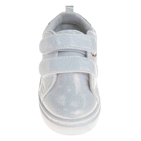 Little Girls Laura Ashley® Hook and Loop Glitter Fashion Sneakers