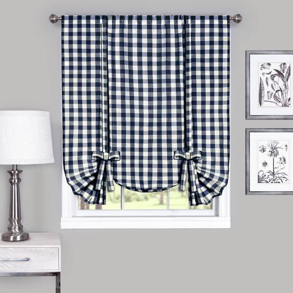 Achim Buffalo Check Tie Up Shade