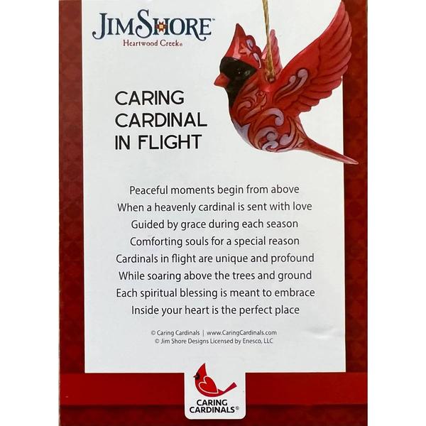 Jim Shore Caring Cardinal in Flight
