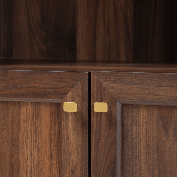 Baxton Studio Hayes Wood Cabinet with Arch Top