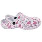 Big Girls Foam Walk&#174; Silver & Pink Heart Clogs - image 2