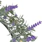 Northlight Seasonal Pre-Lit Lavender Spring Wreath - image 3