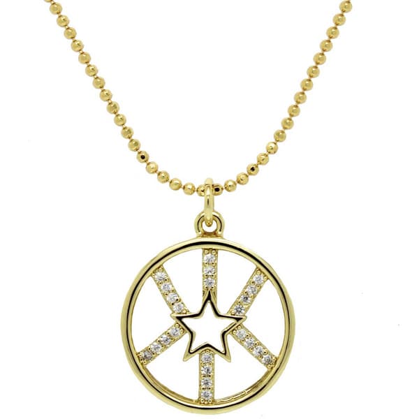 Gold Plated Star Pendant - image 