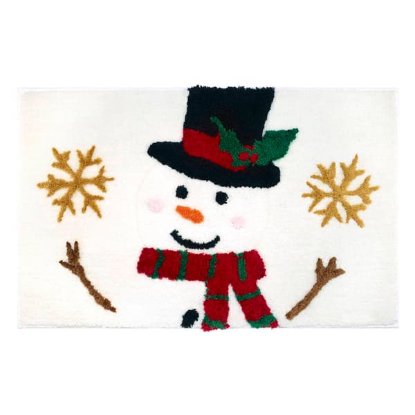 Avanti Snowman Bath Rug