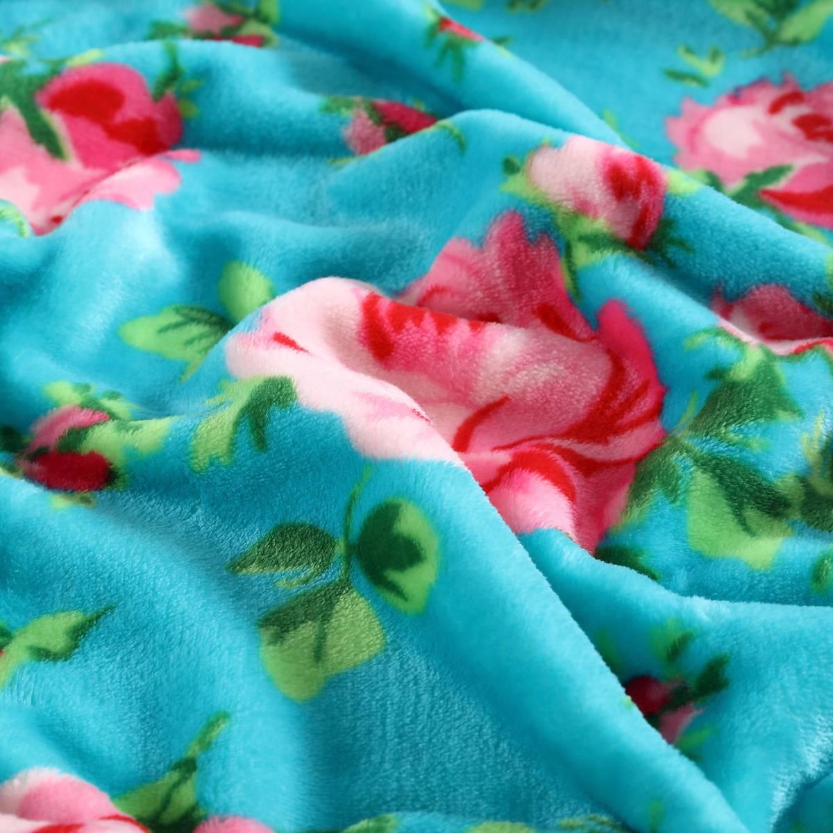 Betsey Johnson Bouquet Day Plush-Fleece Blanket