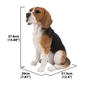 Hi-Line Gift Sitting Beagle Dog Garden Statue - image 7