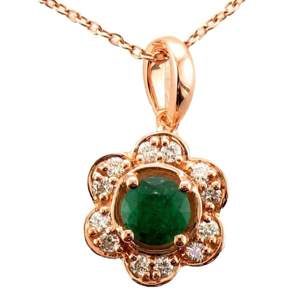 Le Vian Costa Smeralda Emeralds&#40;tm&#41; Vanilla Diamonds&#40;R&#41; Pendant - image 