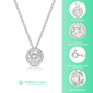 Brilliant Grown Lab-Grown Diamond Solitaire Pendant Necklace - image 5