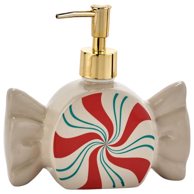 Maison De Base Apres Ski Peppermint Candy Shaped Ceramic Soap