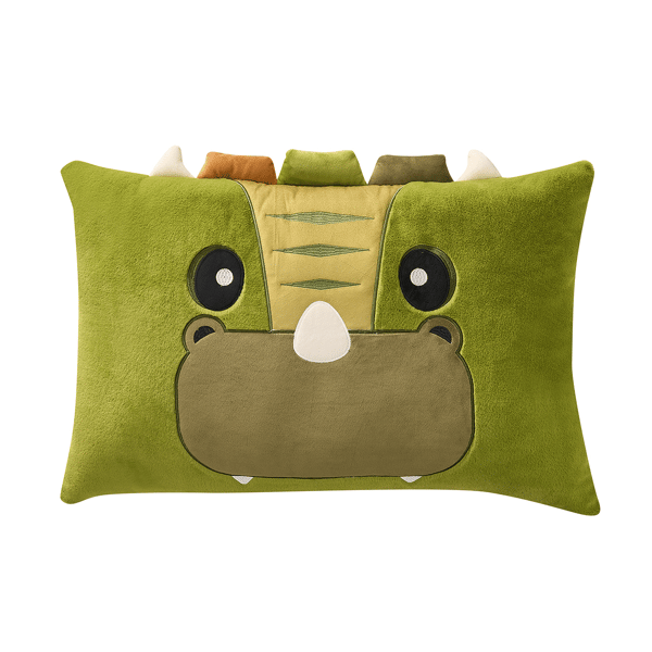 Olivia & Finn Green Dino Kids Decorative Body Pillow