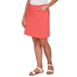 Womens Hearts of Palm Smooth Sailing Solid Pull On Skort - image 3