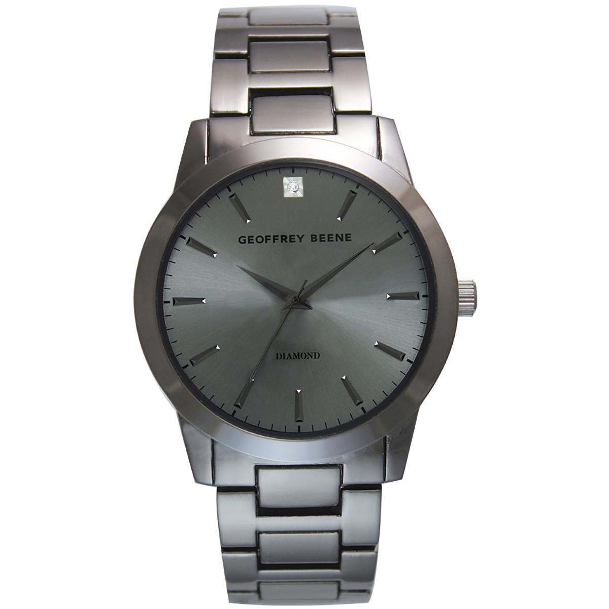 Mens Geoffrey Beene® Genuine Diamond Accent Watch -...