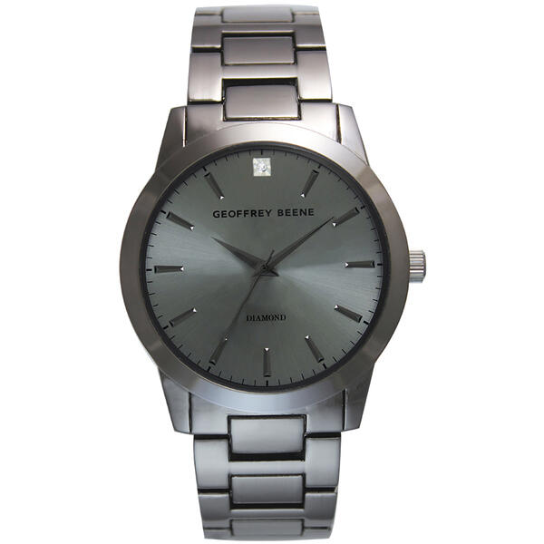 Womens Geoffrey Beene(R) Genuine Diamond Accent Watch - GBA0003GU - image 