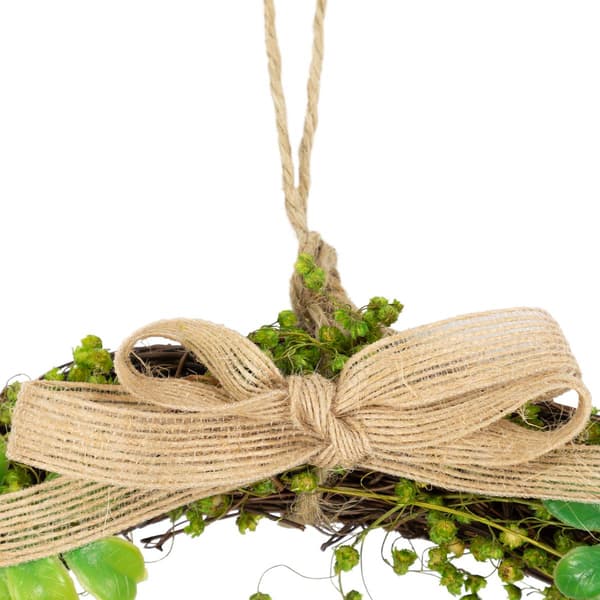 Northlight Seasonal Peering Rabbit Easter Wreath