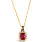 Le Vian(R) Rhodolite Garnet Pendant w/ Chocolate & Vanilla Diamonds - image 1