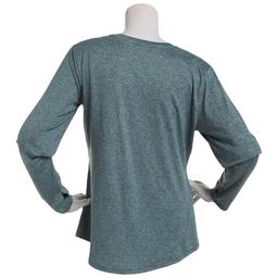 Womens Starting Point® Long Sleeve Performance Marled Tee