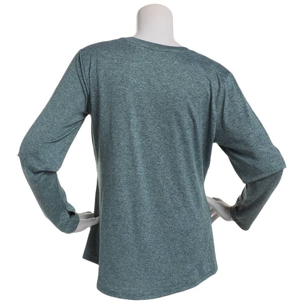 Womens Starting Point&#174; Long Sleeve Performance Marled Tee