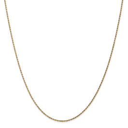 Unisex Gold Classics&#40;tm&#41; 1.15mm. 14k Diamond Cut Rope Chain Necklace