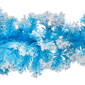 Northlight 9ft. Sky Blue Flocked Pine Christmas Garland - image 6
