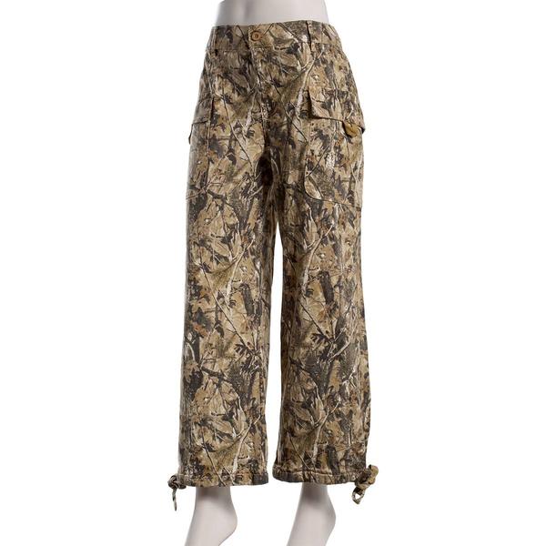Juniors Madden Girl Camo Wide Leg Cargo Joggers - Camo - image 
