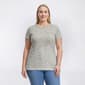 Plus Size Architect(R) Short Sleeve Crew Neck Marled Tee - image 1