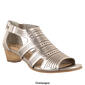 Womens Bella Vita Quinby Leather Chop Out Sandals - image 9
