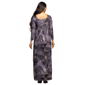 Plus Size 24/7 Comfort Apparel Empire Waist Maternity Maxi Dress - image 3