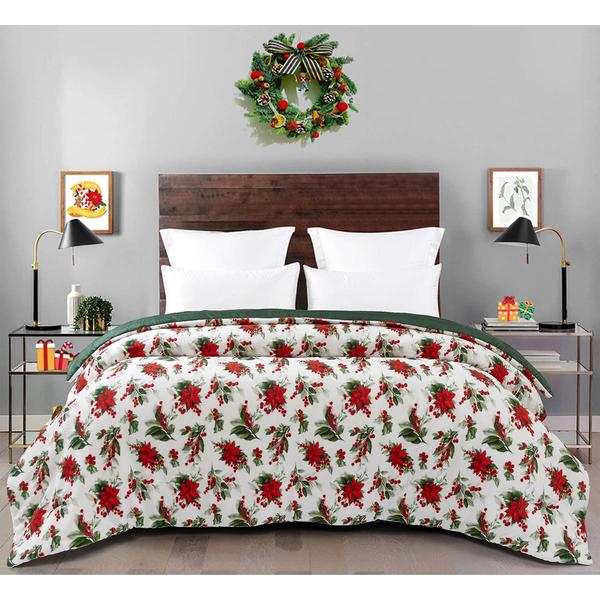 Ashley Cooper(tm)  Poinsettia Plush Comforter - image 