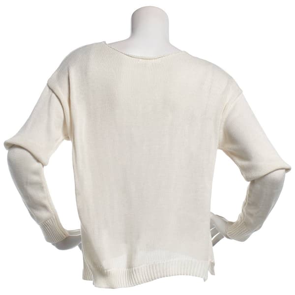 Juniors No Comment Babe Beach Sweater