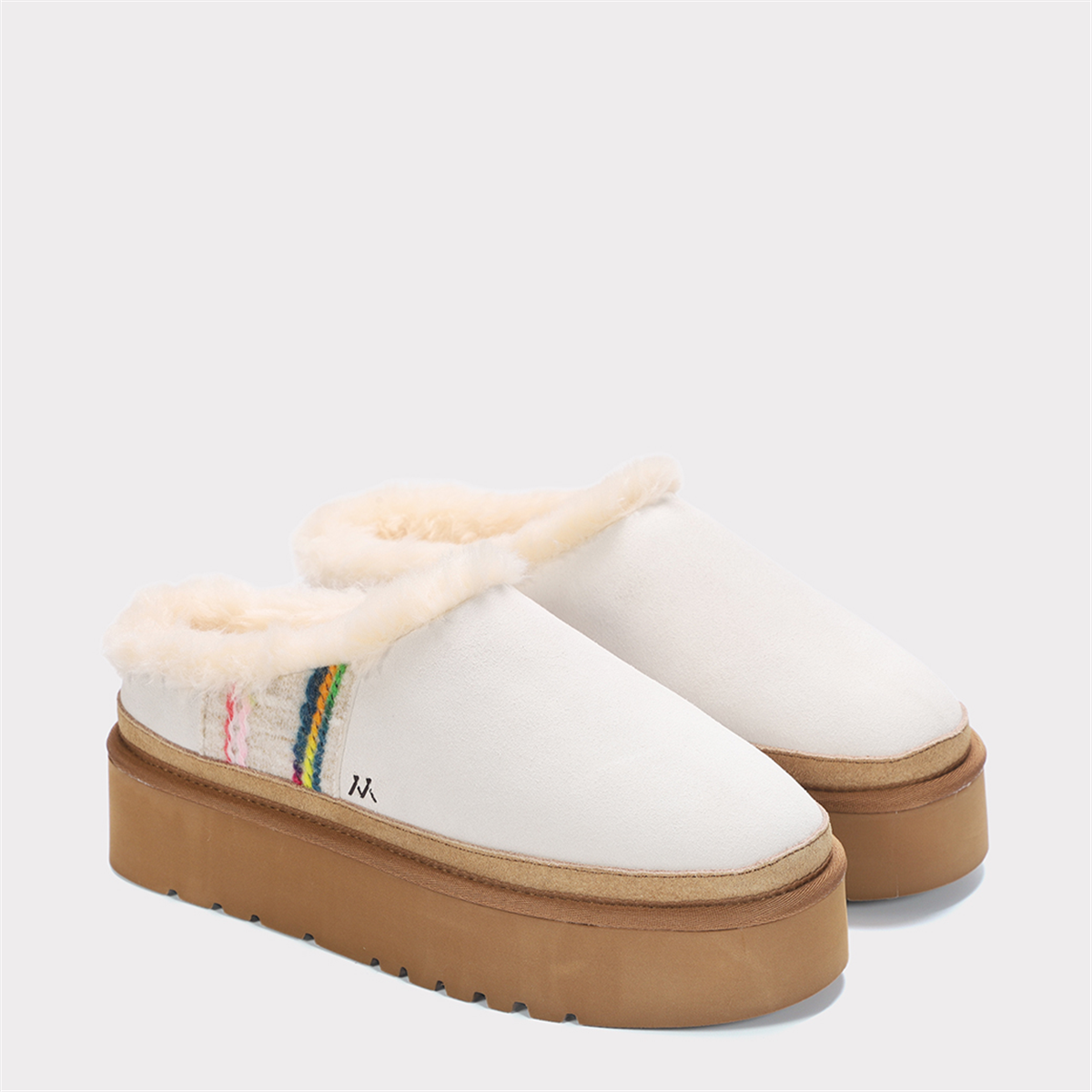 Womens Mykos Jane Platform Slippers