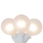 Northlight Seasonal 9ft. Frosted White G50 Globe Patio Light Set - image 1