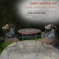 Alpine 3-Piece Rustic Butterfly Bistro Set - image 3