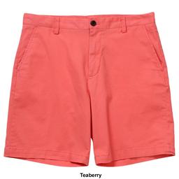 Mens Nautica Flat Front Stretch Deck Shorts